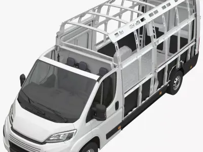 L4H3 Global commercial van 3D model