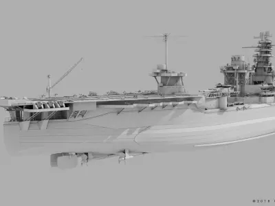 Battleship ISE 3D model