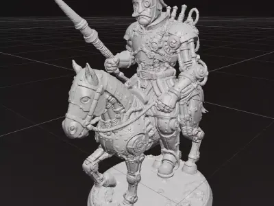 The Clockwork Hussar 3D model