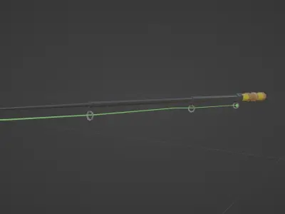Fishing Rod  3D model