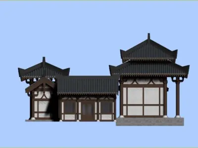 ancient architecture 3D model purchase