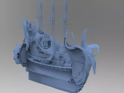 Airship Base 2 3D model