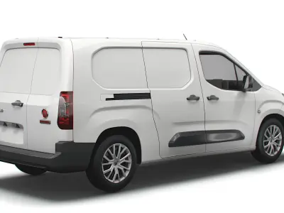 Fiat E-Doblo LWB Van 511 2023 3D model