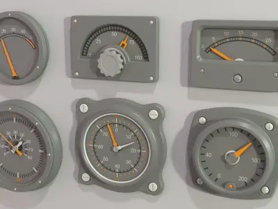 Industrial Kitbash - 2 - 105 pieces 3D model