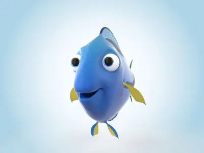 Surgeonfish 3D model