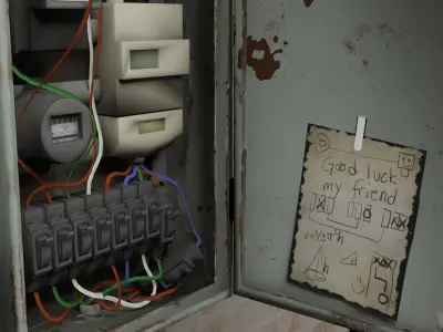 fuse box Free low-poly 3D model