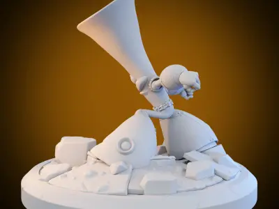 HERO LANDING POSE 3D print model