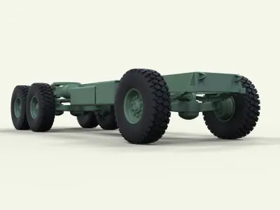 Chassis 6x6 3D model