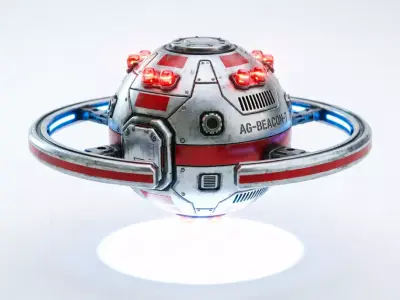 Modular Sci-Fi   Low-poly 3D model