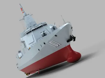 Chinese Navy Type 055 Destroyer 3D model