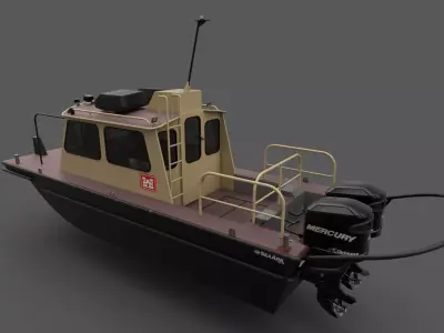 Sea Ark Little Giant  Low-poly 3D model
