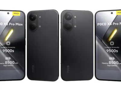 Xiaomi POCO X8 Pro Max All Colors 3D model