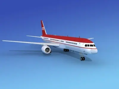 Boeing 757-200 LTE Intl Airways 3D model