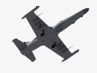 Aero L-159A ALCA Free low-poly 3D model
