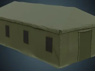 Tent 2A Low-poly 3D model