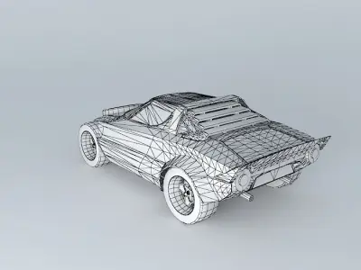 modified lancia stratos Free 3D model