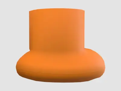 animal cartoon foot  3D model