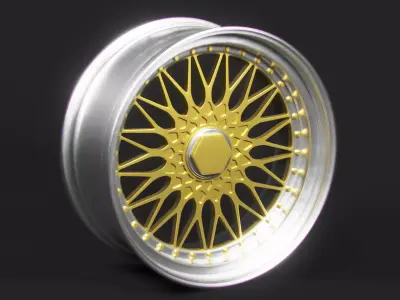 Disk BBS RS Gold 3D model