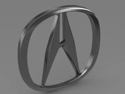 Acura logo 3D model