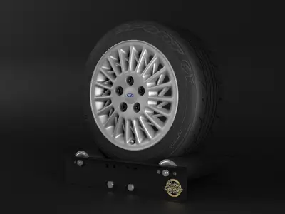 Ford EF Fairmont Low-poly 3D model