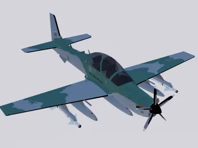 A-29B Super Tucano 3D model