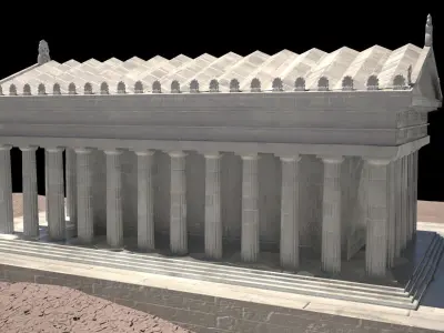 ATHENA TEMPLE 3D model