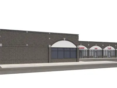 Retail-084 Retail Store 3D model