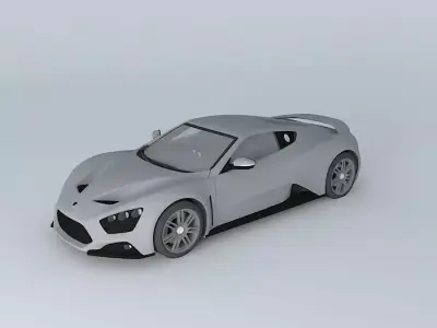 Zenvo ST1 2010 Free 3D model