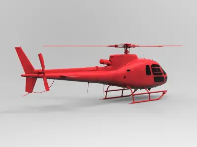 pbr eurocopter 3D model