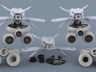Drone 3D Scanner Free 3D print model