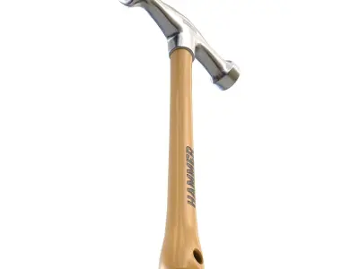 Hammer 01 Low-poly 3D model