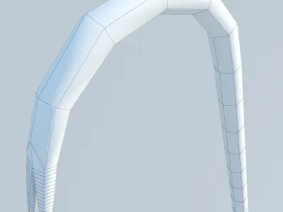 Crowbar fishing hook Free 3D model