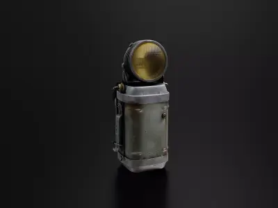 Old Mining Lantern 3D print model