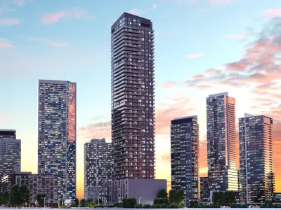 The King Blue Condominiums V1 3D model