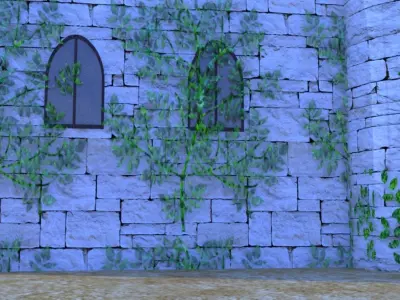 The Desert Mosque Low-poly 3D model