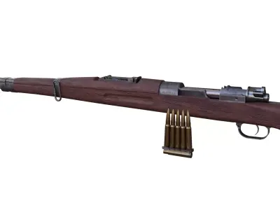 VZ24 Rifle Low-poly 3D model