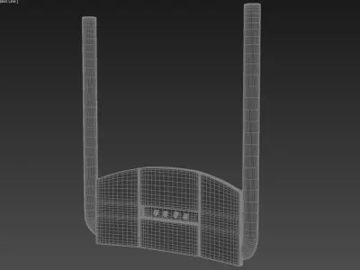 Truck Back Cab Plate  3D model