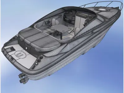 speed wea boat 3D model