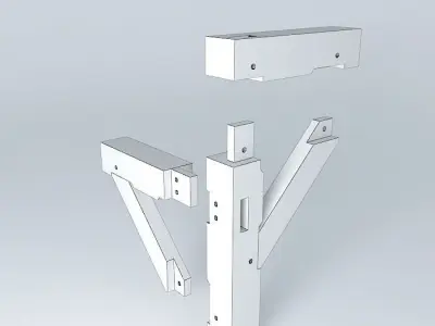 level 2 joinery project exploded Free 3D model