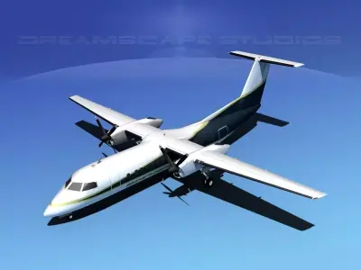 DeHavilland DHC-8-Q300 Southern Charters 3D model