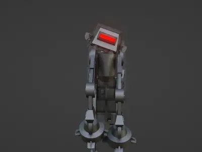 ATAT-WALKER FROM STAR WARS Free low-poly 3D model