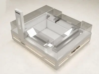 Mobile shop kiosk 3D model