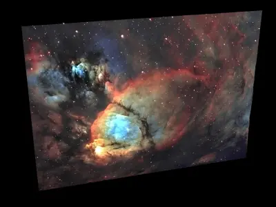 Fish Head Nebula 3D model