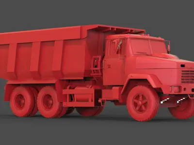 Kraz 65055 3D print model