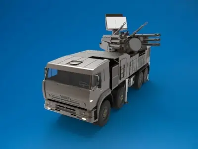 Pantsir S1 3D model