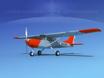Cessna T-41 Mescalero Greece 3D model