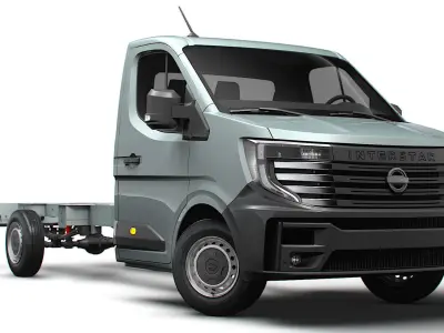 Nissan Interstar SingleCab L3 Chassis 2024 3D model