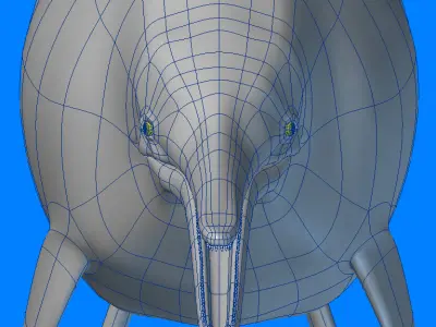 Shonisaurus Dinosaur 3D model