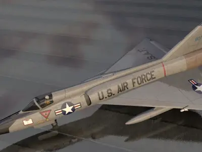 Convair F-106A Delta Dart 3D model