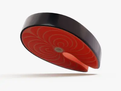 Stylized Salmon Steak 3D model
